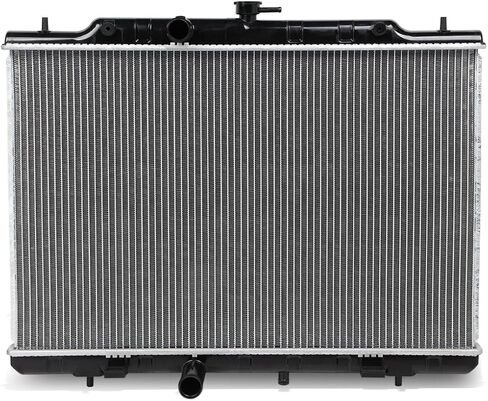 DNA Motoring OEM-RA-13047 OE Style Direct Fit Radiator Compatible with 08-13 Nissan Rouge,Black/Metallic in Kuwait