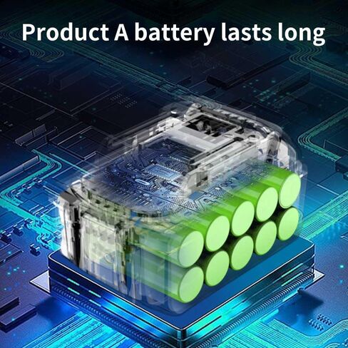 Powilling Impact Driver Kit - 20V Electric 1/4 Inch Hex Impact Drill/Driver Set，2 Variable Speed, with 6.0Ah Battery and Charger, 14Pcs Socket and Tool Case Includ in Saudi Arabia
