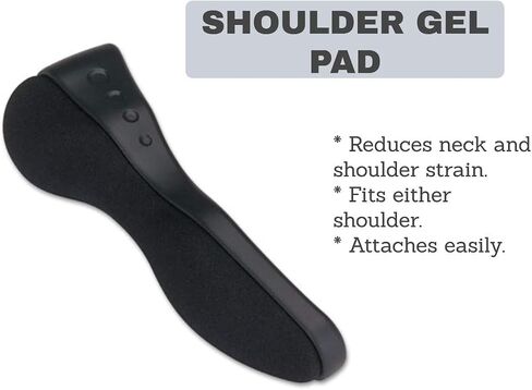 1InTheOffice Telephone Handset Shoulder Rest, Phone Cushion Gel Padded Black, 1 Pack in Saudi Arabia