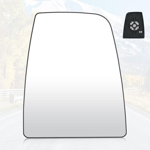 Youxmoto Passenger Right Side Mirror Glass, Fits For Ford Transit T150 T250 T350 2015 2016 2017 2018 2019 2021 2022 Heated Convex Mirror, With Backing Plate, Fits For CK4Z17K707D in Saudi Arabia