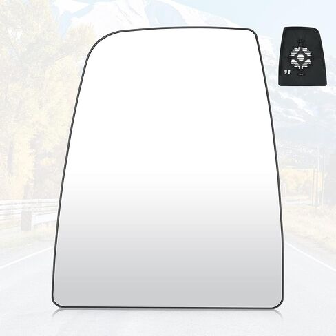 Youxmoto Passenger Right Side Mirror Glass, Fits For Ford Transit T150 T250 T350 2015 2016 2017 2018 2019 2021 2022 Heated Convex Mirror, With Backing Plate, Fits For CK4Z17K707D in Saudi Arabia