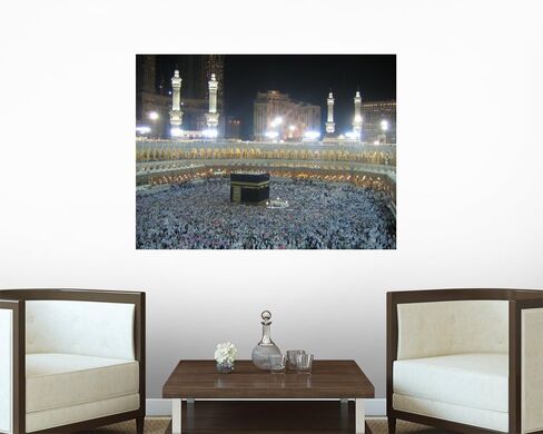 ملصقات جدارية قابلة للتقشير واللصق على الكعبة من Wallmonkeys WM73622 (30 بوصة عرض × 23 بوصة ارتفاع)، متوسط-كبير in Kuwait