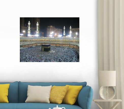 ملصقات جدارية قابلة للتقشير واللصق على الكعبة من Wallmonkeys WM73622 (30 بوصة عرض × 23 بوصة ارتفاع)، متوسط-كبير in Kuwait