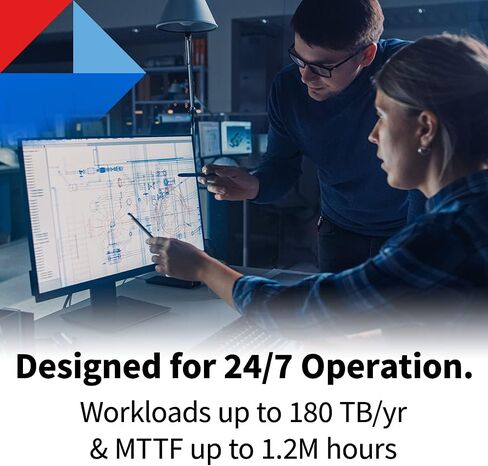 محرك الأقراص الصلبة الداخلي Toshiba N300 سعة 14 تيرابايت NAS مقاس 3.5 بوصة - CMR SATA 6 جيجابايت/ثانية 7200 دورة في الدقيقة وذاكرة تخزين مؤقت سعة 512 ميجابايت - HDWG51EXZSTA in Kuwait