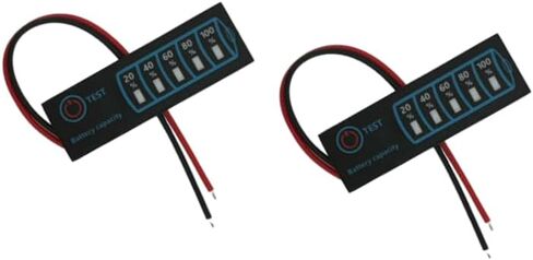(قطعتان) جهاز اختبار مؤشر مستوى شحن البطارية. إعداد الجهد الافتراضي 3S (12V) لبطارية الليثيوم الثلاثية. 1S-8S 18650 بطاريات Lipo وLiFePO و5V-30V من حمض الرصاص. شاشة LCD بديهية in Saudi Arabia