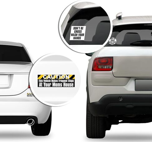 Black I Brake for Wildlife Bumper Sticker (Funny car Driver no Bad Save The Animals Outdoor Vinyl Decal for car Truck (3 x 7 inch) in Saudi Arabia