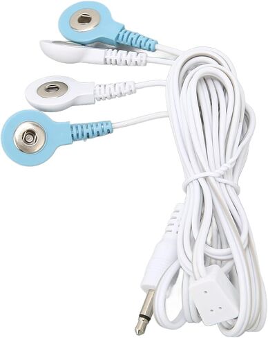 أسلاك القطب الكهربائي، 3.5 مم 4 في 1 أسلاك كبل بديلة للصدمات الكهربائية لآلة التدليك مشبك الأذن سلك توصيل محولات العشرات القياسية in Kuwait