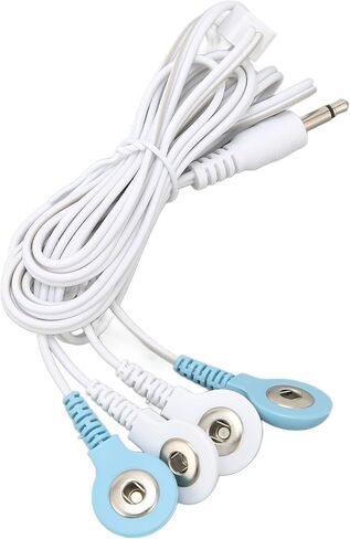 أسلاك القطب الكهربائي، 3.5 مم 4 في 1 أسلاك كبل بديلة للصدمات الكهربائية لآلة التدليك مشبك الأذن سلك توصيل محولات العشرات القياسية in Kuwait