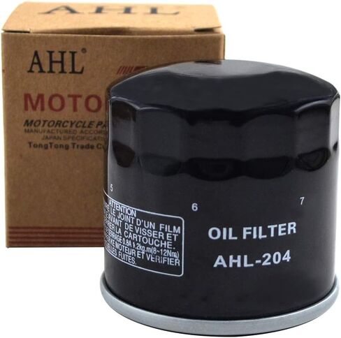 AHL 204 فلتر زيت لهوندا VT750C الظل 750 2008 2011 / VT750 C VT750C الظل ايرو 745 2004-2009 2012-2016 (1 قطعة) in Saudi Arabia