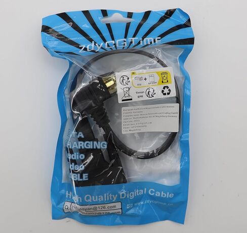 zdyCGTime 90 Degree DVI Extension Cable, Flat Slim DVI-D Dual Link Digital Video DVI Up & Down Angle Bend DVI-I (24+5) Female to DVI-D(24+1) Male Extension Cable (1FT/30cm) in Saudi Arabia