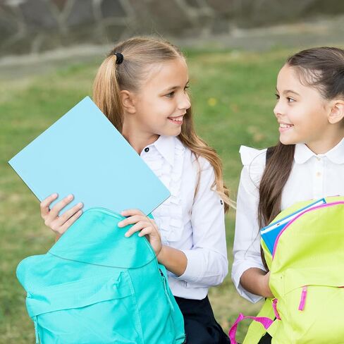 EOOUT 14 حزمة مجلدات ملفات بلاستيكية، حجم الرسالة 7 مجلدات جمالية بألوان الباستيل شديدة التحمل مع جيوب، 4 مجلدات جيب مع 3 شوكات للمكتب والمدرسة in Saudi Arabia