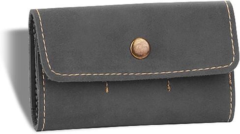Memory Card Wallet - SD Card Storage - Slim and Foldable with Transparent Slots，Euro-American Style，Memory Card Carrying Case in Leather，Can Carry Up6 SD Cards (Brown) in Saudi Arabia
