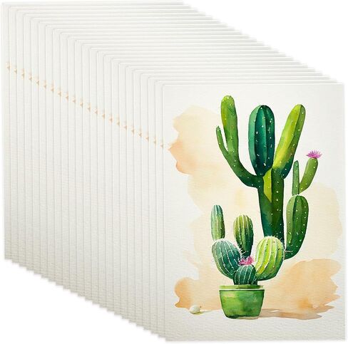 108 Sheets 5x7 Inch Watercolor Paper Bulk 140LB/300GSM Cold Press Water Paper White Cotton Watercolor Painting Paper for Kids Adults Students Painting Art Drawing Supplies in Saudi Arabia