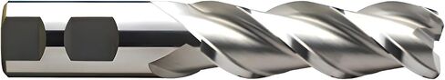 YG-1 EP10321 1/2 "HSS Speed ​​Freek End Mill مع نصف قطر الزاوية، T15، 3 تشطيب فلوت، مربع، تشطيب غير مطلي، طول 3-1/4" in Saudi Arabia