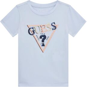 تي شيرت GUESS Girls Eco بأكمام قصيرة وارتفاع منخفض in Kuwait