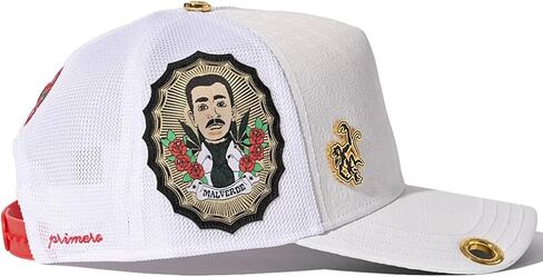 Red Monkey Designs Malverde Primero Primero 2025 New Limited Edition Trucker Snapback Hat Cap RM1535 in Saudi Arabia
