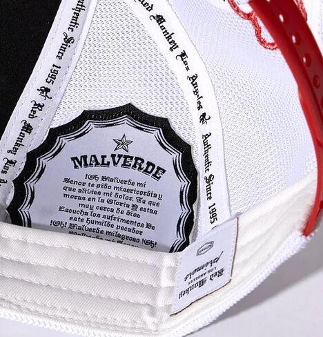Red Monkey Designs Malverde Primero Primero 2025 New Limited Edition Trucker Snapback Hat Cap RM1535 in Saudi Arabia