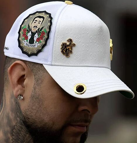 Red Monkey Designs Malverde Primero Primero 2025 New Limited Edition Trucker Snapback Hat Cap RM1535 in Saudi Arabia