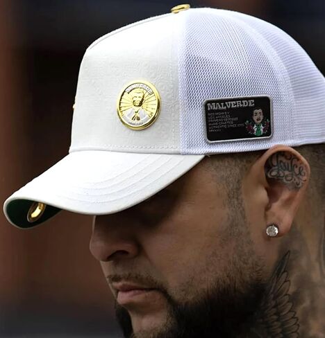 Red Monkey Designs Malverde Primero Primero 2025 New Limited Edition Trucker Snapback Hat Cap RM1535 in Saudi Arabia