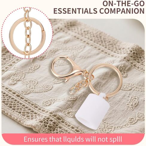 2pcs Lipgloss Holder Keychain for Summer Fridays, Lip Gloss Cap and Holder Set with Keyring Portable Bags Lipbalm Keys Chain Accessories for Summer Fridays 0.5 oz Lip Balm On-the-Go Touch-Ups in Saudi Arabia