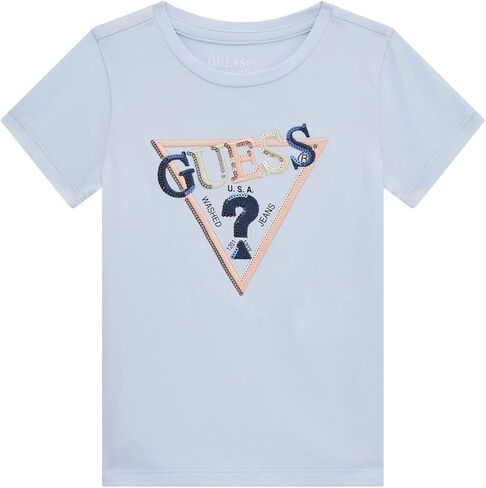 GUESS Girls Eco Short Sleeve High Low T-Shirt in Saudi Arabia
