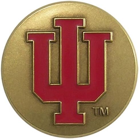 Indiana University Block IU Lapel Pin in Saudi Arabia