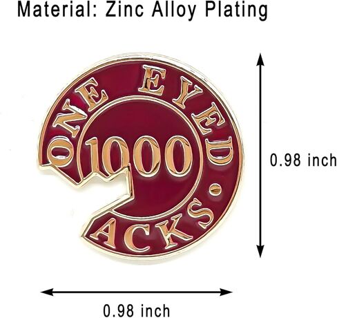دبوس مطلي بالمينا من One Eyed Jacks Poker Chip Twin Peaks - سلسلة التعاون - دبوس طية صدر السترة من المينا - شارة مطلية للملابس والحقائب والأشرطة in Saudi Arabia