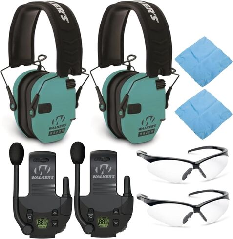 حزمة الرماية الإلكترونية النحيفة في Walker's Razor (FDE Patriot ، حزمة 2) مع Talkies Walkie ، نظارات إطلاق النار ، وملابس تنظيف (8 أشياء) in Kuwait