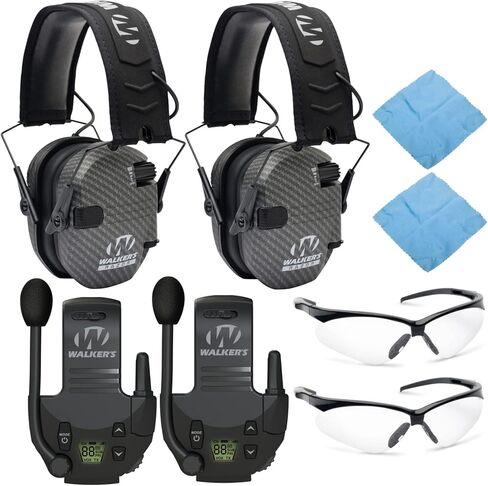 حزمة الرماية الإلكترونية النحيفة في Walker's Razor (FDE Patriot ، حزمة 2) مع Talkies Walkie ، نظارات إطلاق النار ، وملابس تنظيف (8 أشياء) in Kuwait