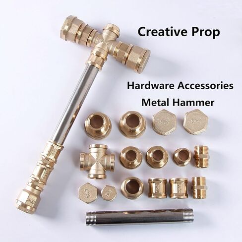 ألعاب TikTok الرائجة، مطرقة معدنية مجمعة من النحاس، ألعاب تجميع ذاتية الصنع ديكور منزلي هدايا للرجال in Saudi Arabia