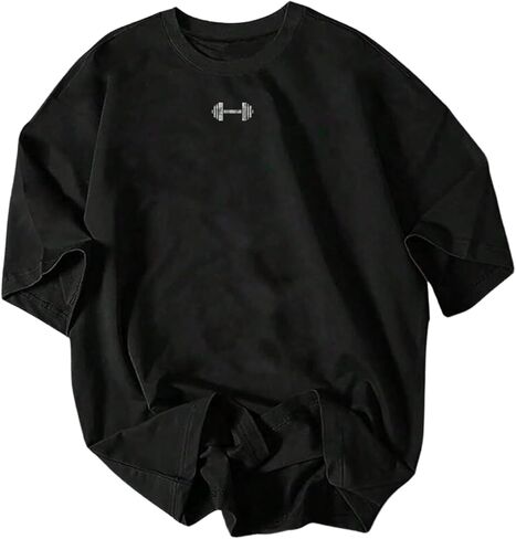 Men's Graphic Tees Crew Neck Short Sleeve T-Shirts Summer Boxy Tee Shirts Tops in Saudi Arabia
