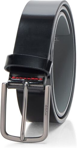 HUGO Men's Gurth Smooth Leather Belt in Saudi Arabia