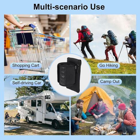 Magnetic Gym Bag Universal Reusable Gym Accessories Water Bottle Pockets Portable Waterproof Water Bottle Sleeve in Saudi Arabia