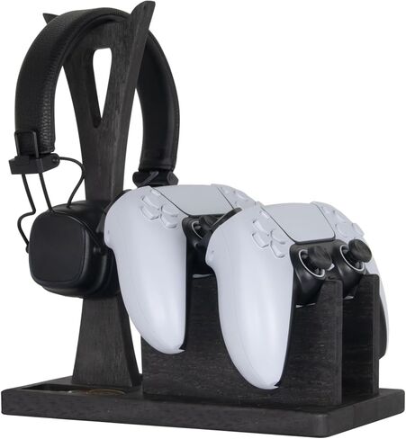 Gamer Gifts for Men Gaming Controller Organizer with Headphone Holder & Game Controller Stand - Unique Gift Idea for Teenage Boy, Husband, Boyfriend, Game Lover, Game Room Decor, Gaming Accessory in Saudi Arabia