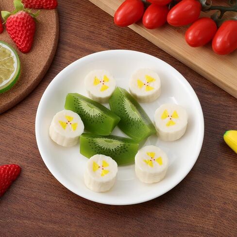 Artificial Banana Slices 6 Pcs Realistic Fake Banana Fruit Decoration for Home Party Photography Table Display Props in Saudi Arabia