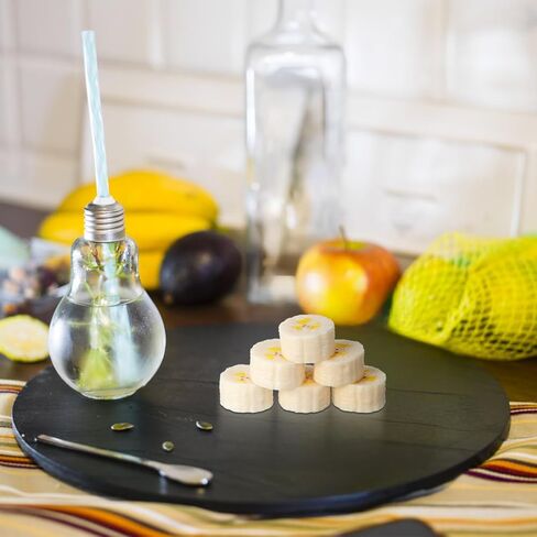 Artificial Banana Slices 6 Pcs Realistic Fake Banana Fruit Decoration for Home Party Photography Table Display Props in Saudi Arabia