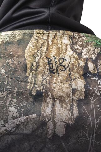 Realtree Men's Anter Logo EDGE Camo Midweight Super Soft Pullover Fleece Hoodies in Saudi Arabia