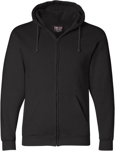 سويت شيرت بقلنسوة مصنوع في الولايات المتحدة الأمريكية للرجال من بايسايد - 900 - مقاس كبير - أسود in Kuwait