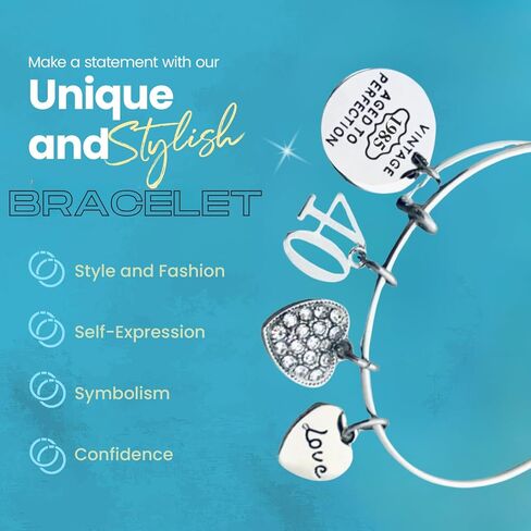 40th Birthday Gifts for Women – 1985 Jewelry Gift, Vintage Aged to Perfection, Unique 40 Year Old Birthday Gift Idea in Saudi Arabia