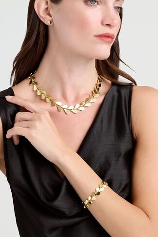 Ted Baker London Amelia Abstract Heart Necklace for Women (Gold) in Saudi Arabia