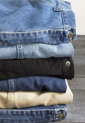 بنطلون جينز مطاطي كبير وطويل للرجال من Wrangler - 42 38، Stonewash in Saudi Arabia