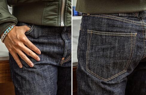 Red Tornado Vintage Men's Jeans Relaxed Fit Straight Leg 14oz Selvedge Jean Denim Pants Loose Fit Hight Rise Men Jeans in Saudi Arabia