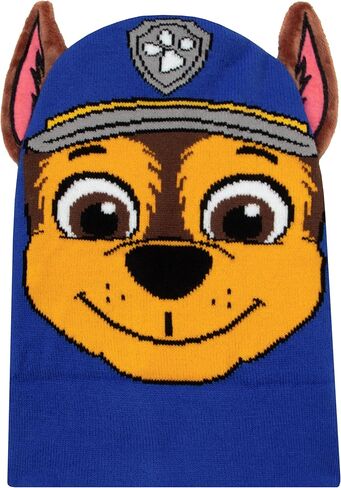 Paw Patrol Hat And Gloves For Boys, Chase Kids Winter Hat Set, Chase Boys' Hats & Caps, Blue, One Size in Saudi Arabia