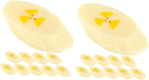 SAFIGLE 20 Pcs Artificial Banana Slices Plastic Fake Fruit Decor for Home Kitchen Table Photography Props Realistic Faux Fruit Display in Saudi Arabia