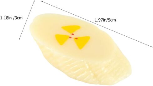 SAFIGLE 20 Pcs Artificial Banana Slices Plastic Fake Fruit Decor for Home Kitchen Table Photography Props Realistic Faux Fruit Display in Saudi Arabia