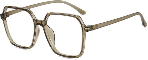 Firmoo Blue Light Blocking Glasses for Women/Men, Oversized Square Frame Computer Glasses for Screen, YC1291 in Saudi Arabia