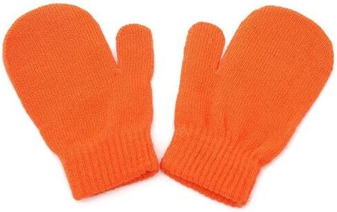 3-Pair Children's Winter Knitted Fingerless Gloves - Elastic Warm Gloves, Suitable for Boys or Girls in Saudi Arabia