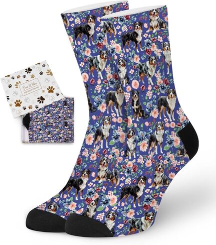 Dogs Socks for Women, Dog Lover Gifts for Women, Funny Novelty Soft Comfort Socks, Gift for Dog Mom in Kuwait