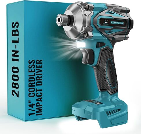 Cordless Impact Wrench and Drill, Power Tool Combo Kit for Dewalt 20V Battery, Brushless-Motor Tool, 3 Sockets,2 Drill Bits 1 Screwdriver Bits (No Battery) in Kuwait