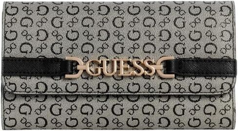 GUESS Factory Women's Rhiannon Logo Fold-Over Clutch Wallet in Saudi Arabia